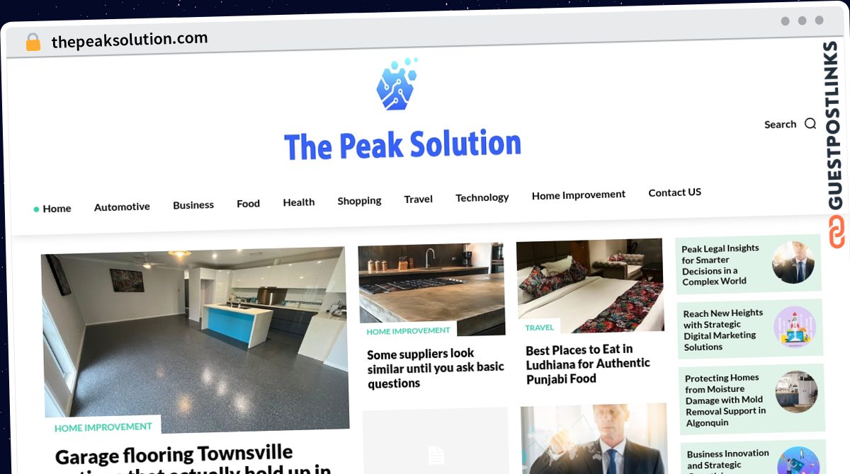 Publish Guest Post on thepeaksolution.com