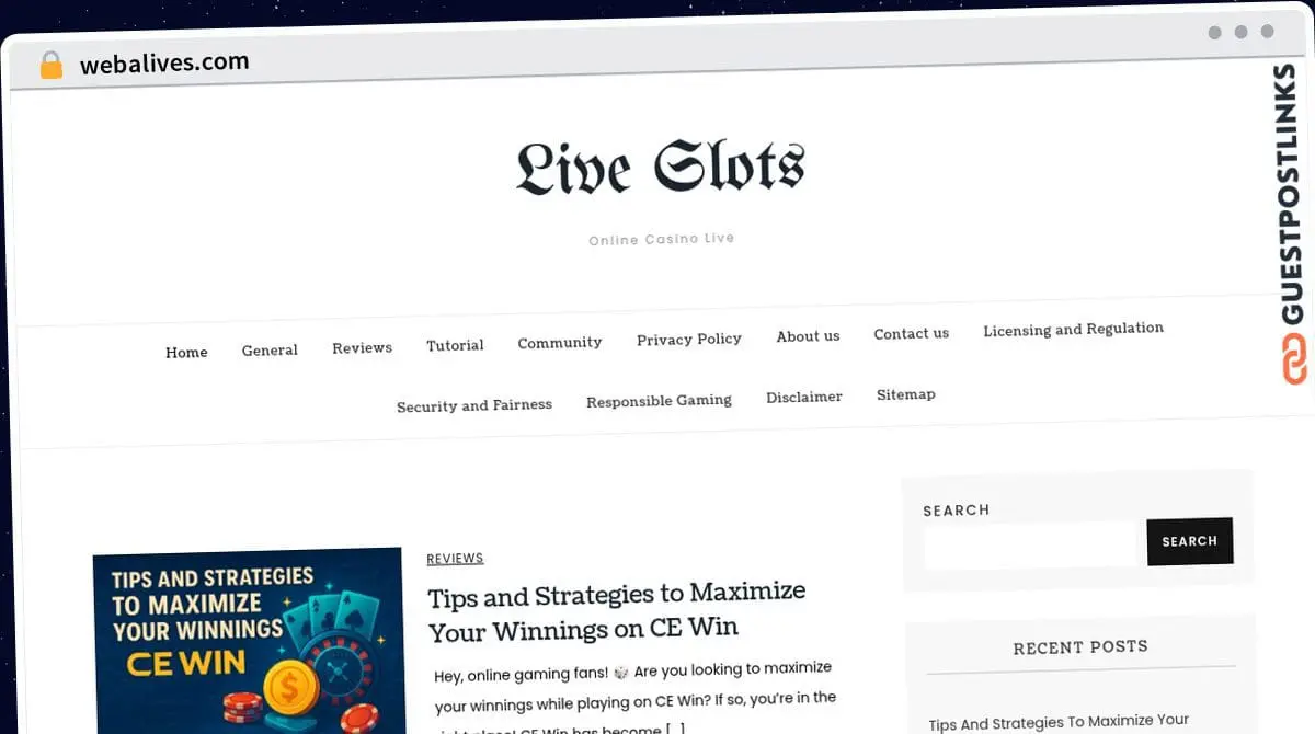 Publish Guest Post on webalives.com