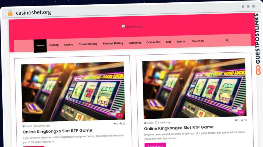 Publish Guest Post on casinosbet.org
