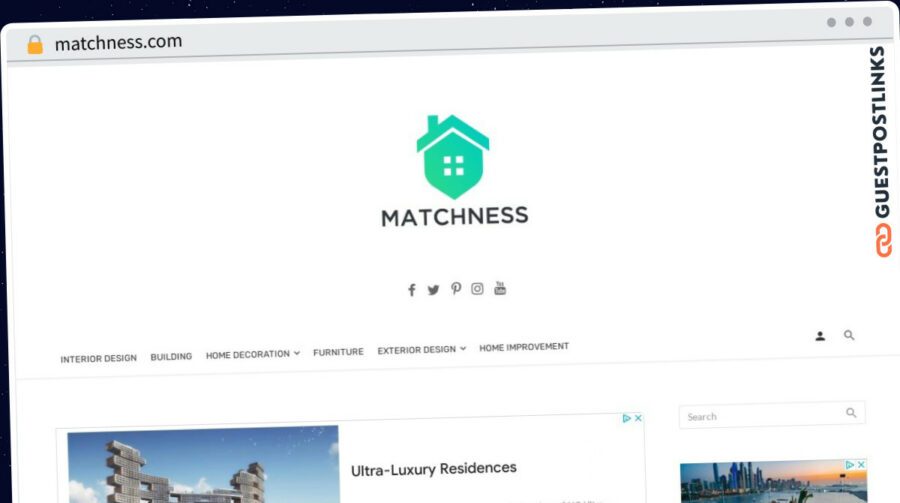 Publish Guest Post on matchness.com