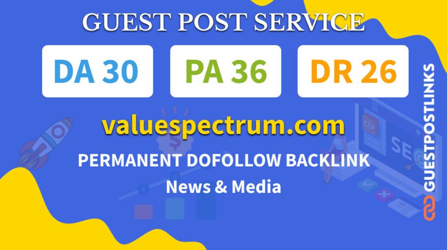 Buy Guest Post on valuespectrum.com