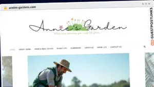Publish Guest Post on annies-gardens.com