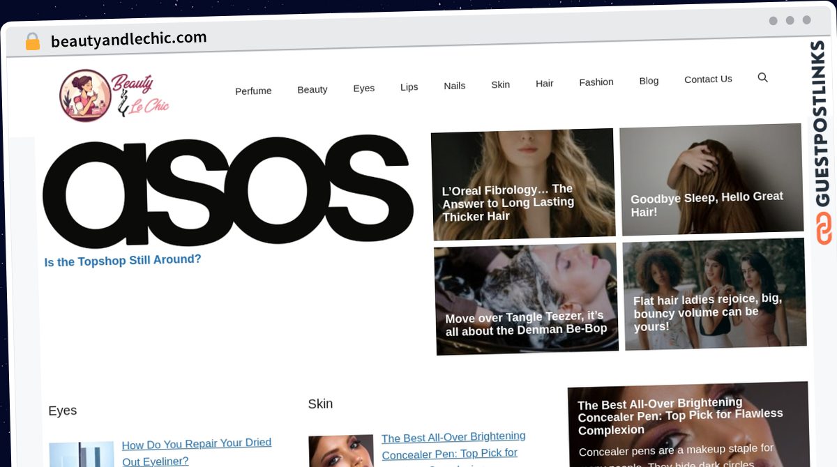 Publish Guest Post on beautyandlechic.com