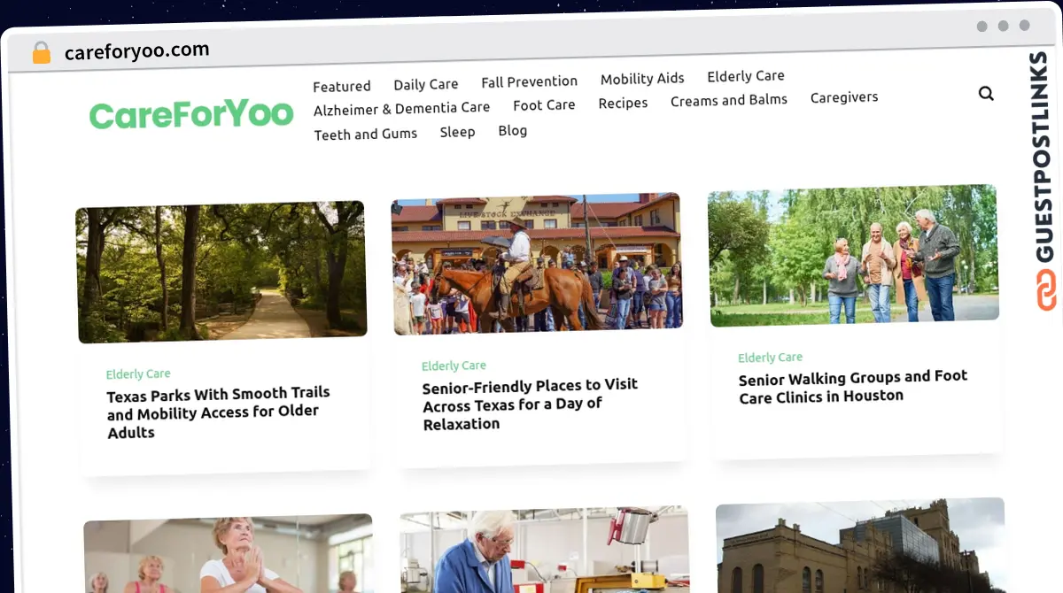 Publish Guest Post on careforyoo.com