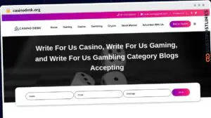 Publish Guest Post on casinodesk.org