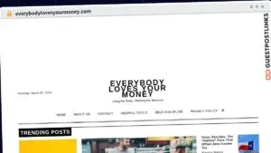 Publish Guest Post on everybodylovesyourmoney.com