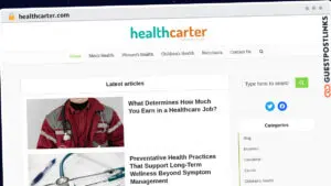 Publish Guest Post on healthcarter.com