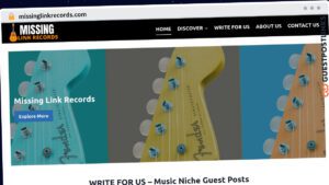Publish Guest Post on missinglinkrecords.com