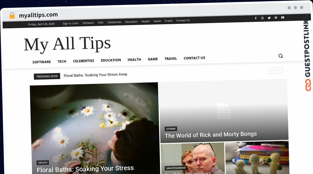 Publish Guest Post on myalltips.com