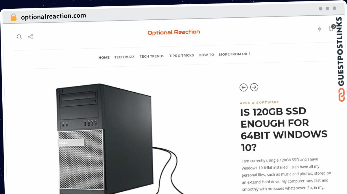 Publish Guest Post on optionalreaction.com