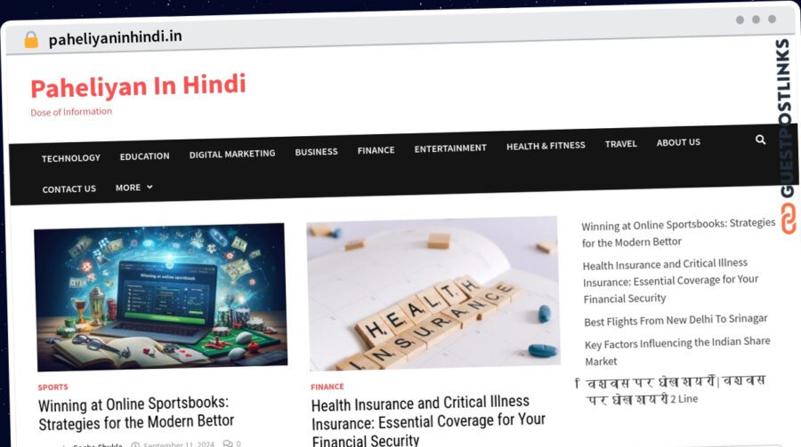 Publish Guest Post on paheliyaninhindi.in