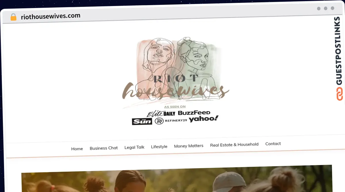 Publish Guest Post on riothousewives.com