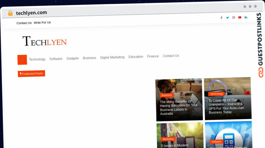 Publish Guest Post on techlyen.com