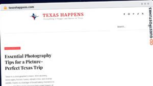 Publish Guest Post on texashappens.com
