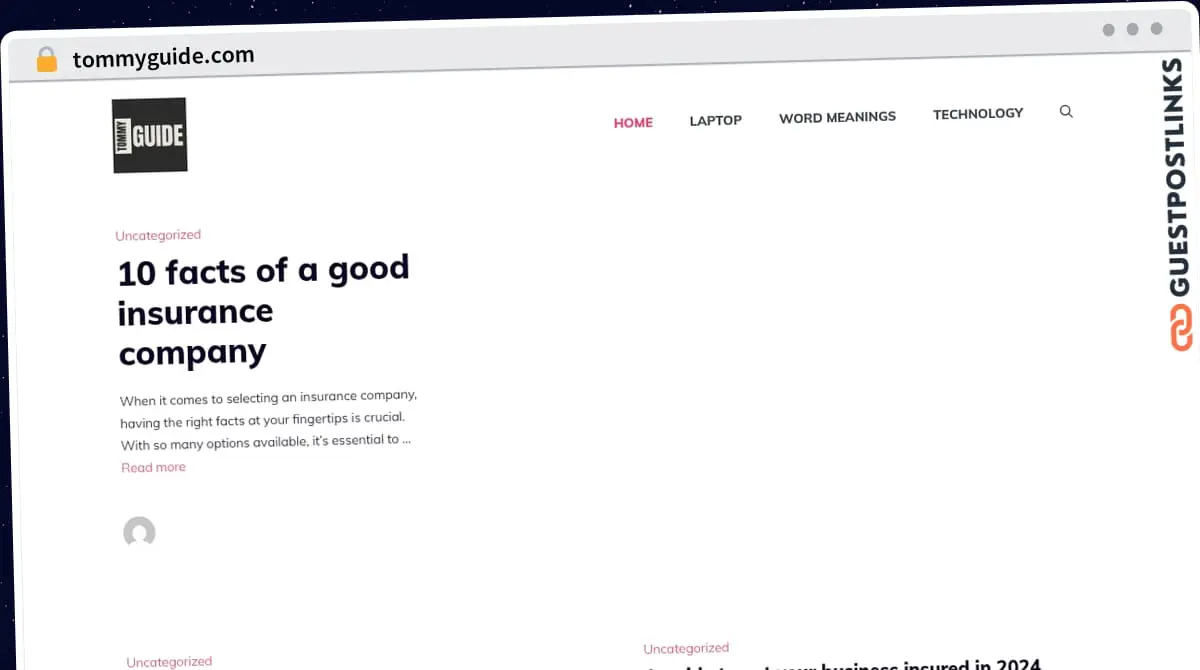 Publish Guest Post on tommyguide.com