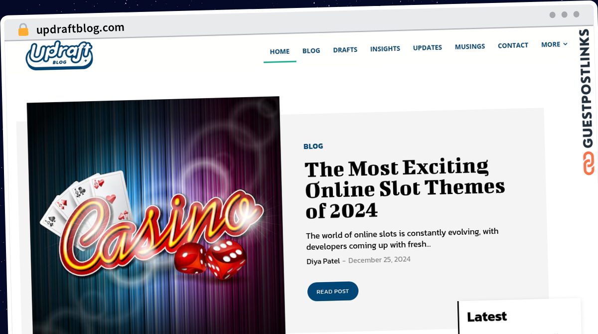 Publish Guest Post on updraftblog.com