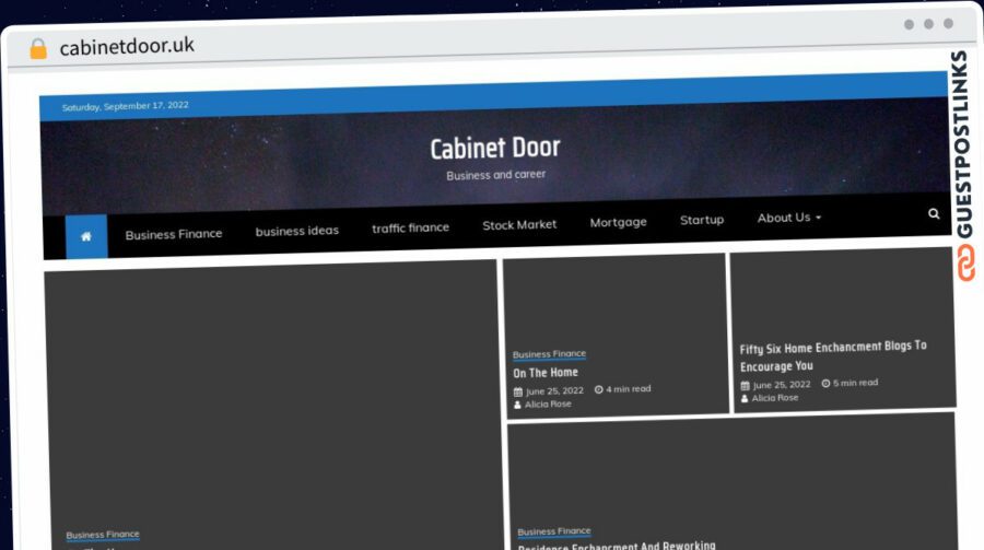 Publish Guest Post on cabinetdoor.uk