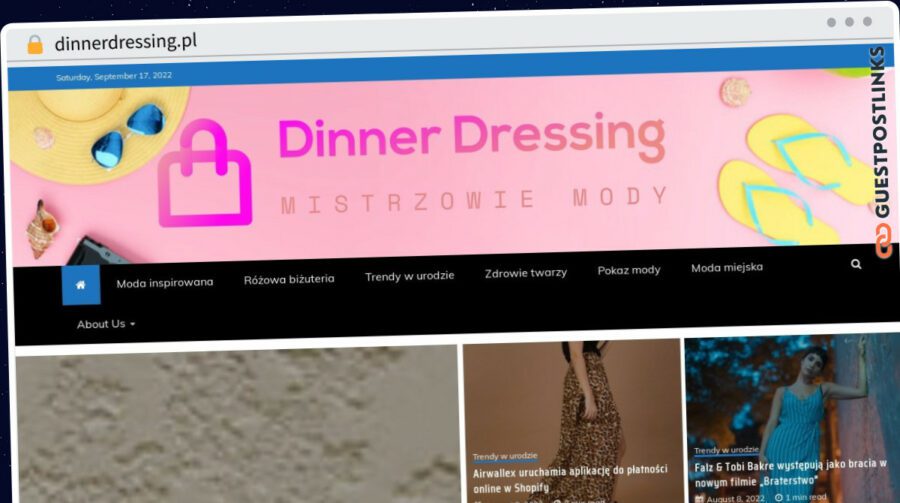 Publish Guest Post on dinnerdressing.pl