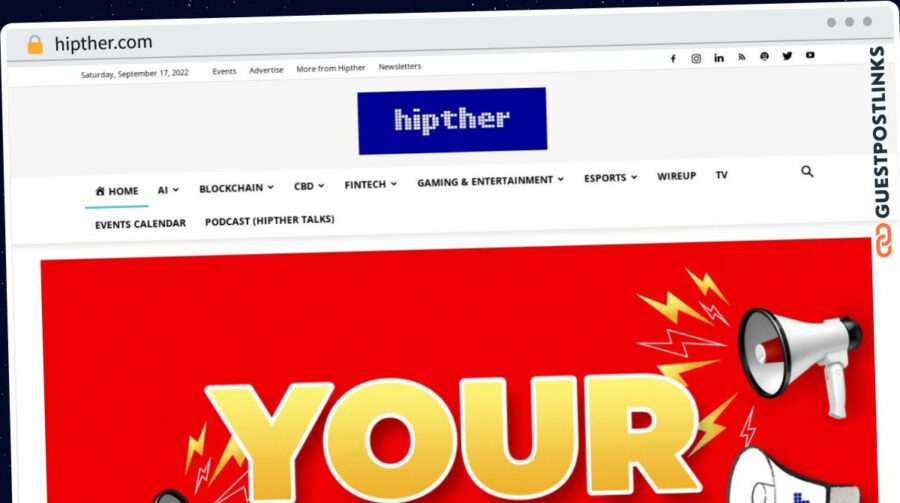Publish Guest Post on hipther.com