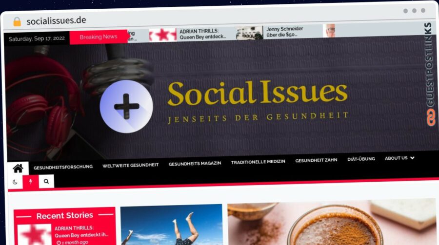Publish Guest Post on socialissues.de