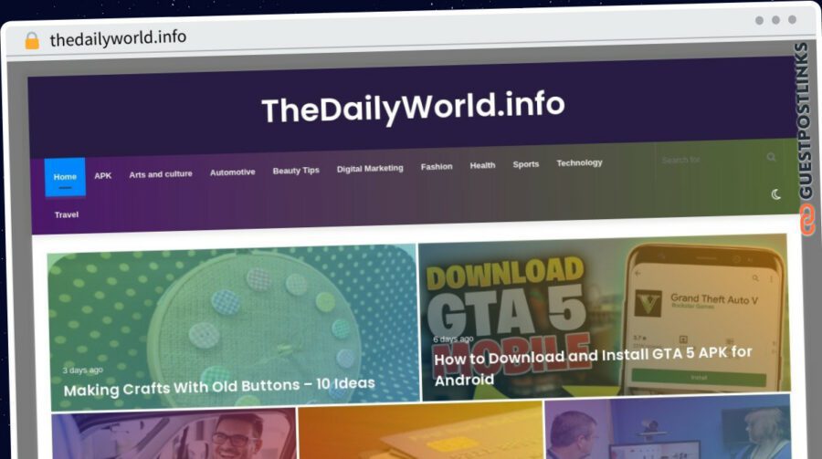 Publish Guest Post on thedailyworld.info