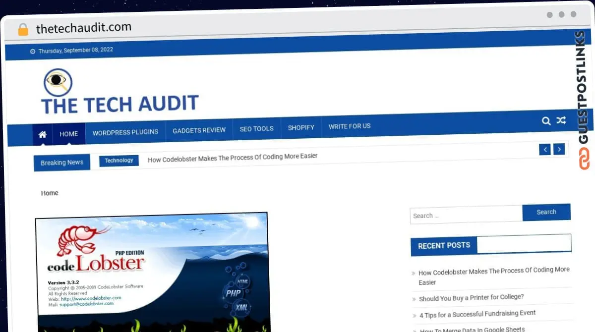 Publish Guest Post on thetechaudit.com