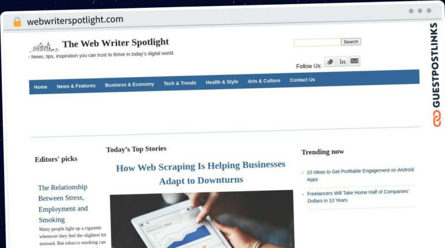 Publish Guest Post on webwriterspotlight.com