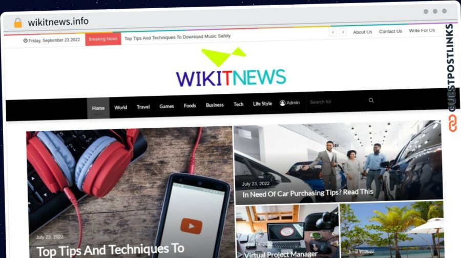 Publish Guest Post on wikitnews.info