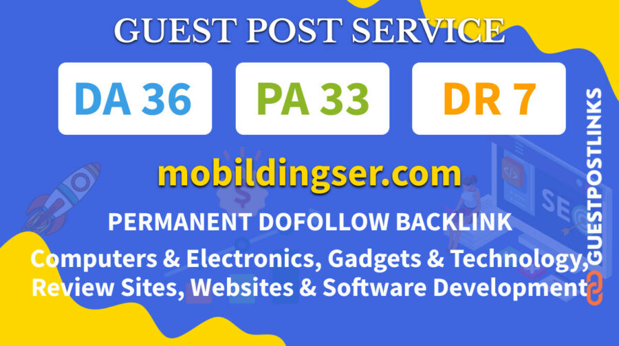 Buy Guest Post on mobildingser.com