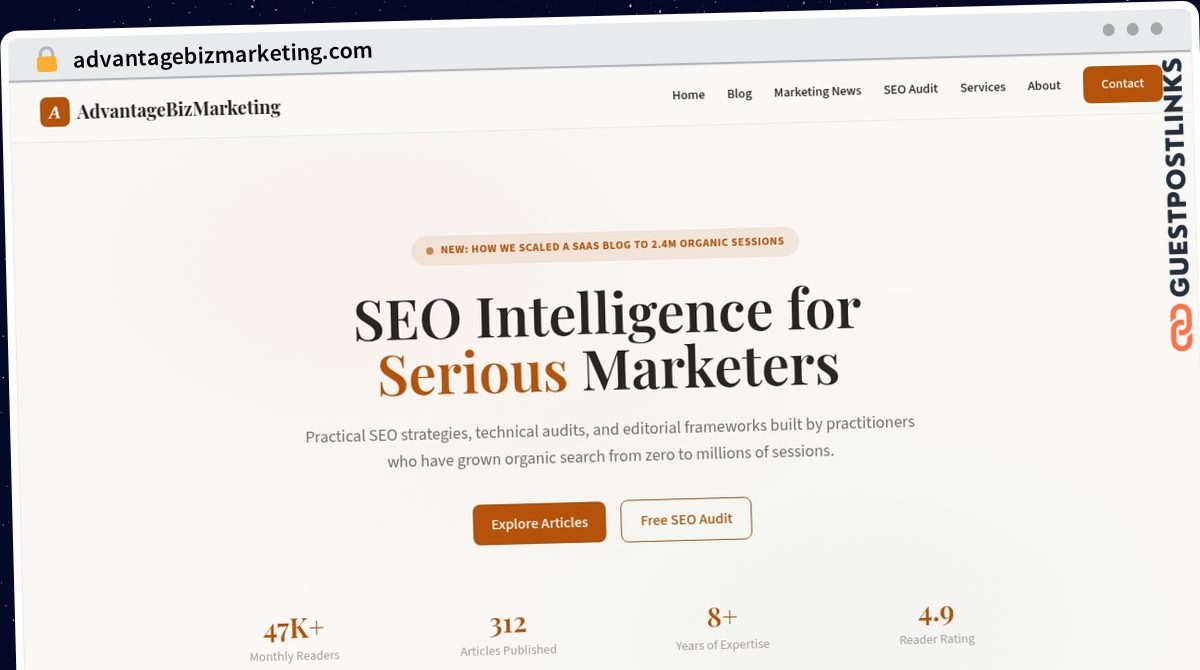 Publish Guest Post on advantagebizmarketing.com