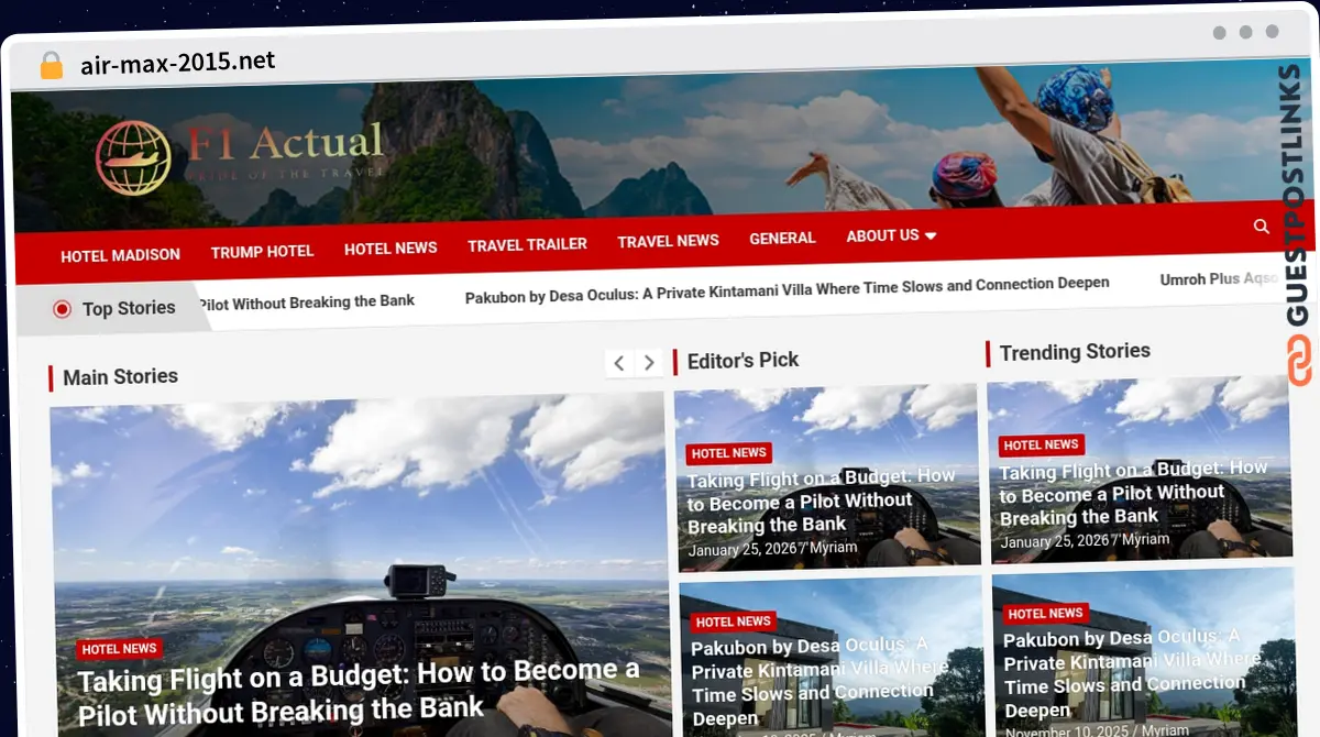 Publish Guest Post on air-max-2015.net