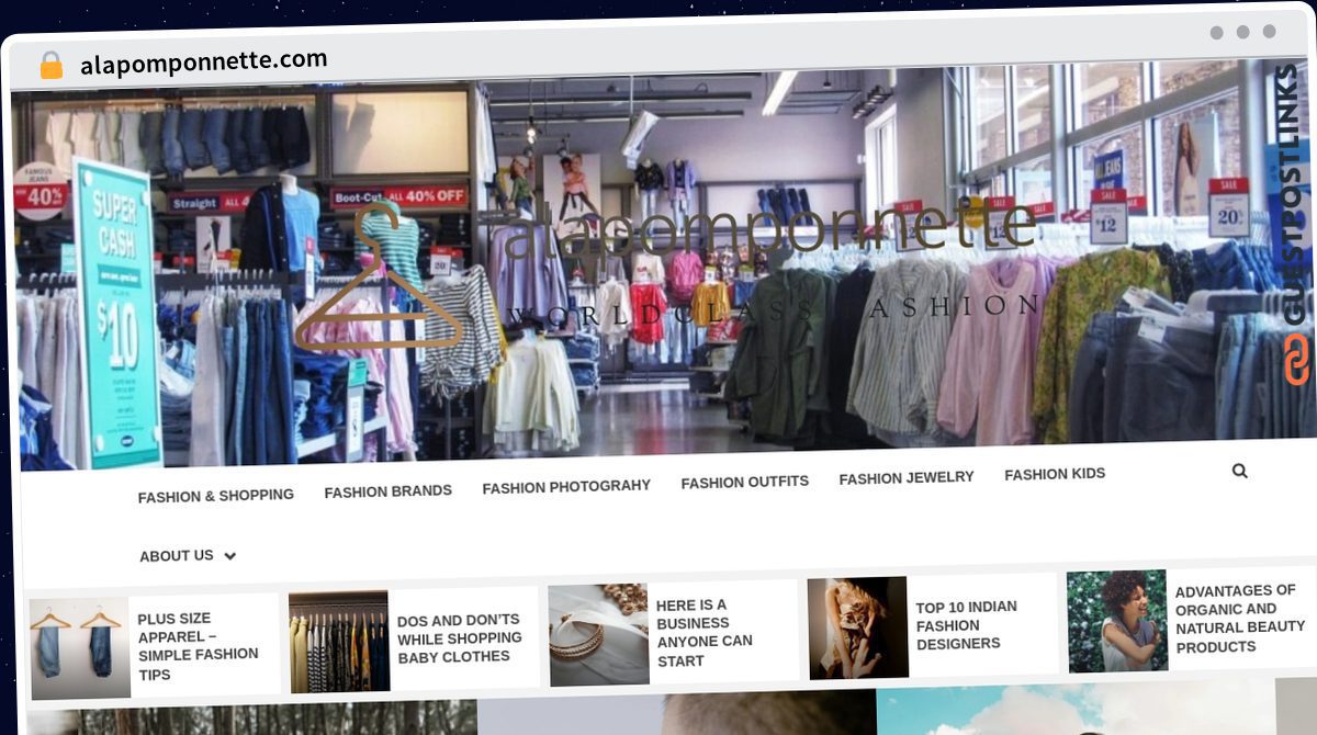 Publish Guest Post on alapomponnette.com