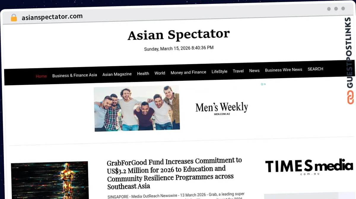 Publish Guest Post on asianspectator.com