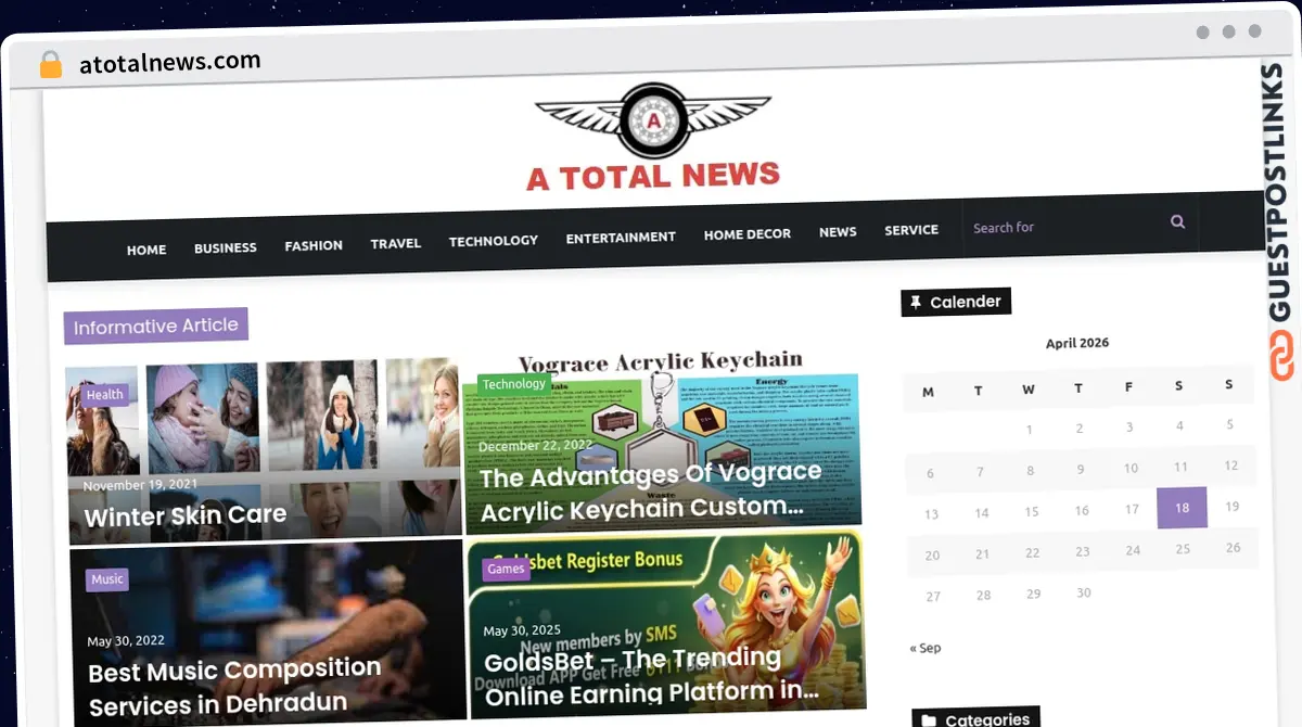 Publish Guest Post on atotalnews.com
