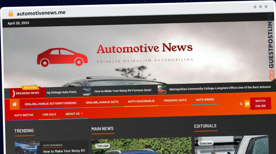 Publish Guest Post on automotivenews.me