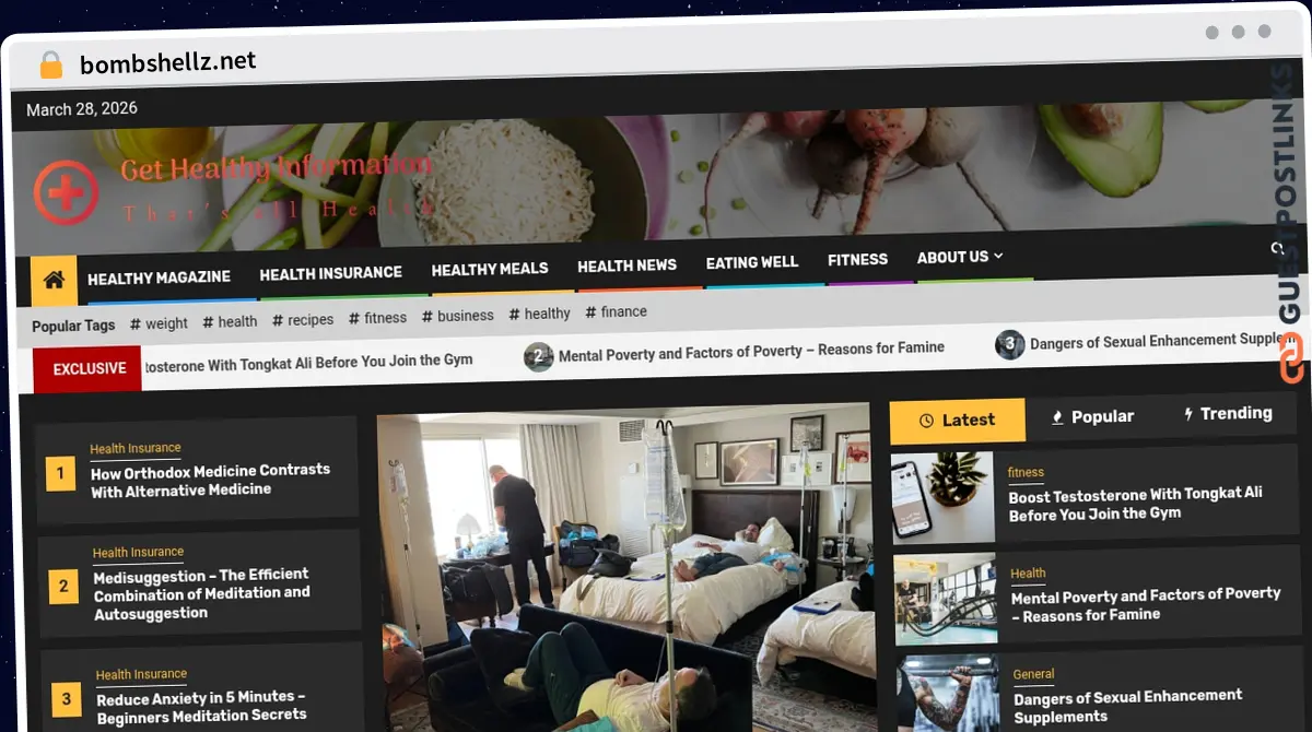 Publish Guest Post on bombshellz.net