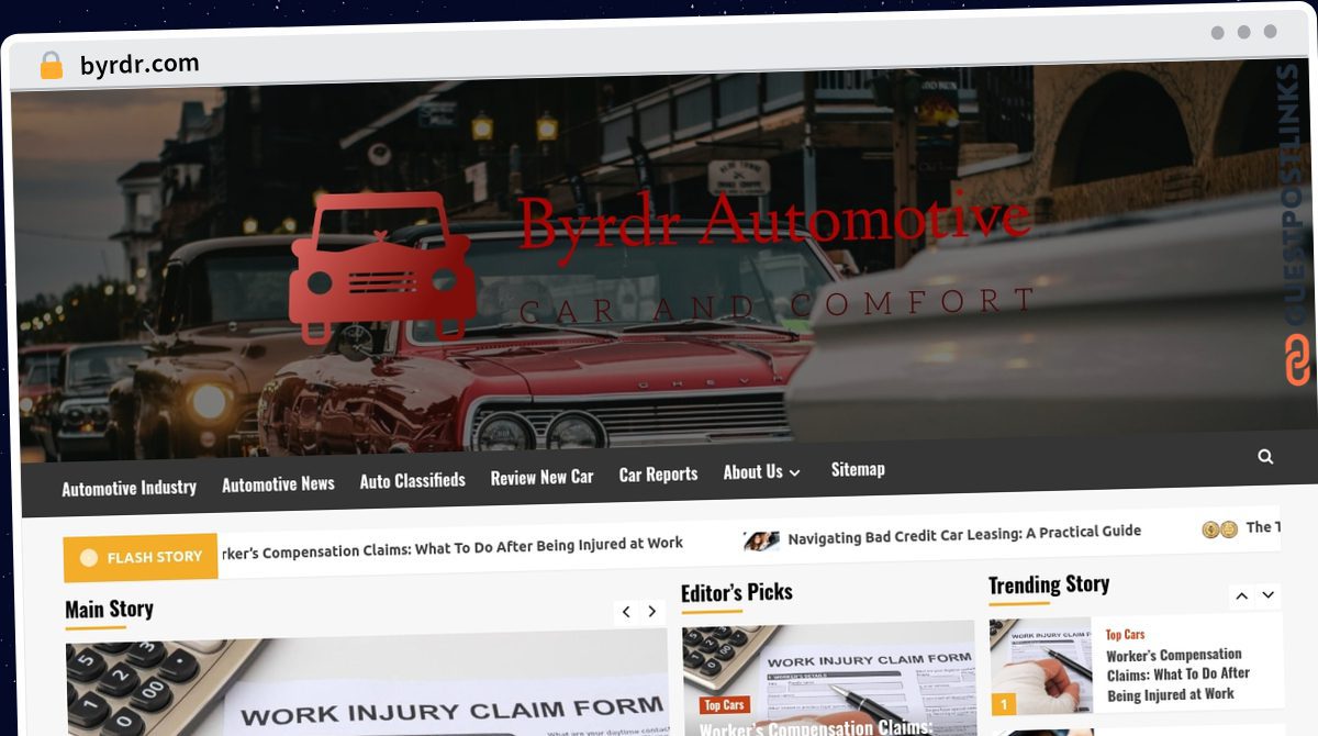 Publish Guest Post on byrdr.com