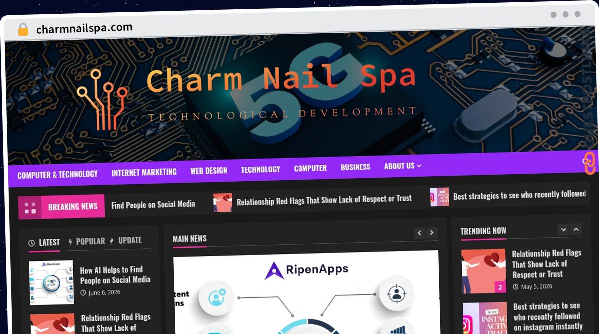 Publish Guest Post on charmnailspa.com