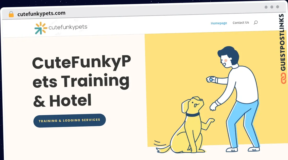 Publish Guest Post on cutefunkypets.com
