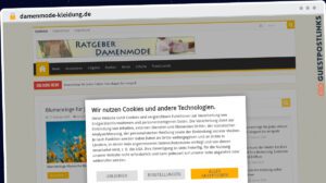 Publish Guest Post on damenmode-kleidung.de
