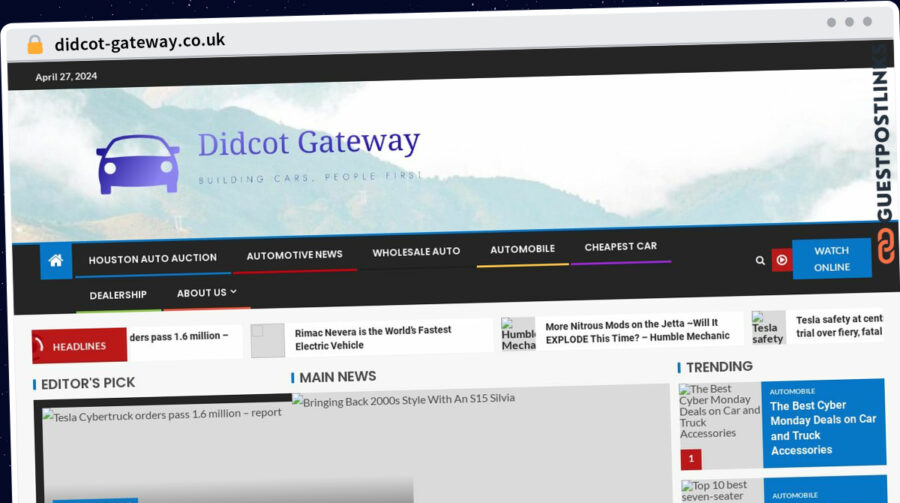 Publish Guest Post on didcot-gateway.co.uk