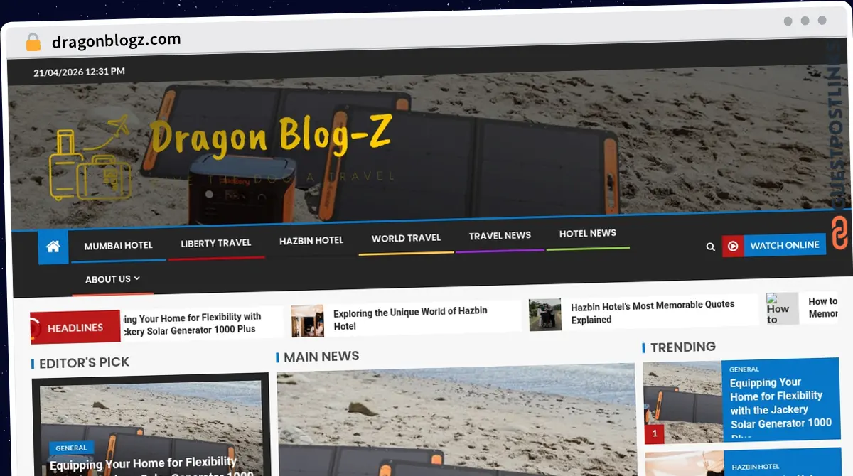 Publish Guest Post on dragonblogz.com