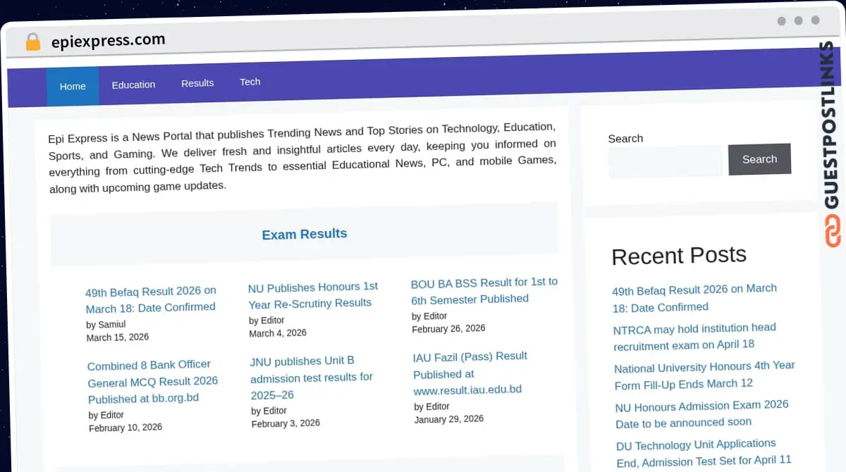 Publish Guest Post on epiexpress.com
