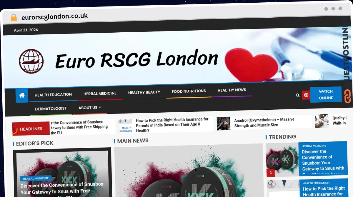 Publish Guest Post on eurorscglondon.co.uk