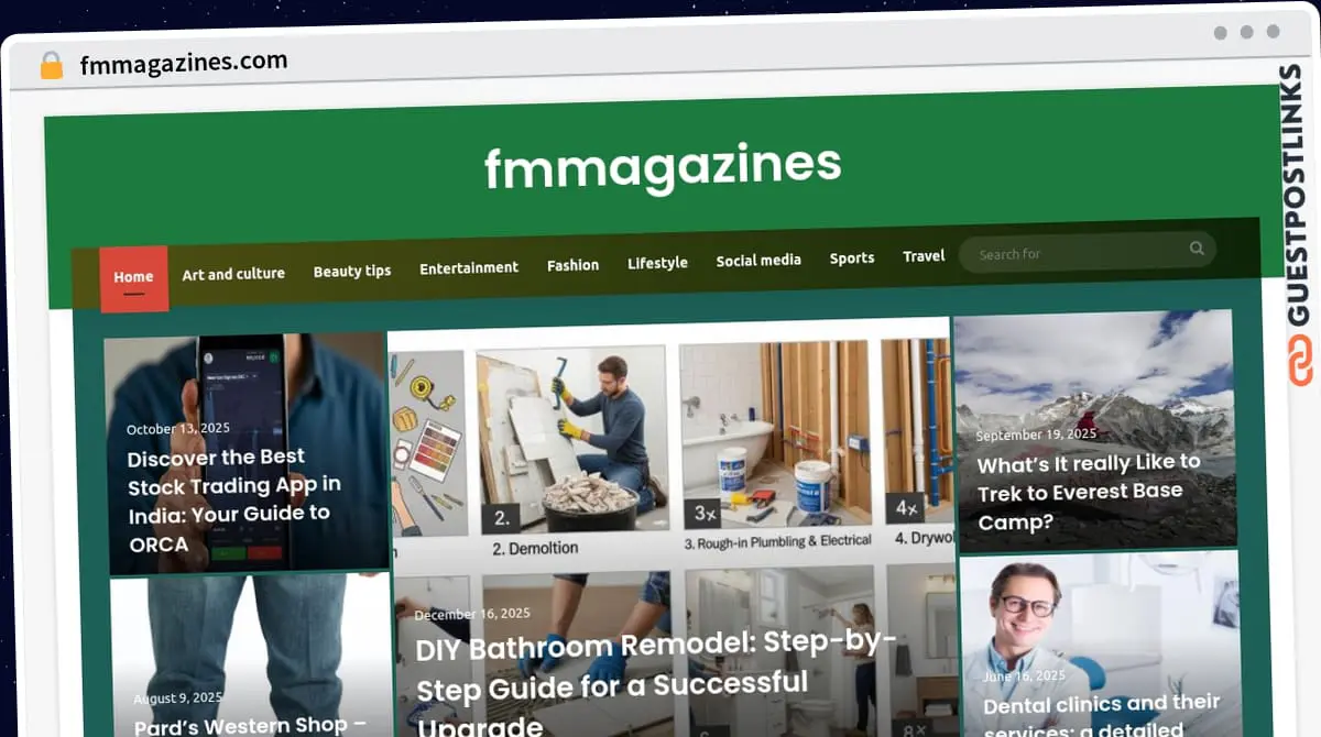 Publish Guest Post on fmmagazines.com