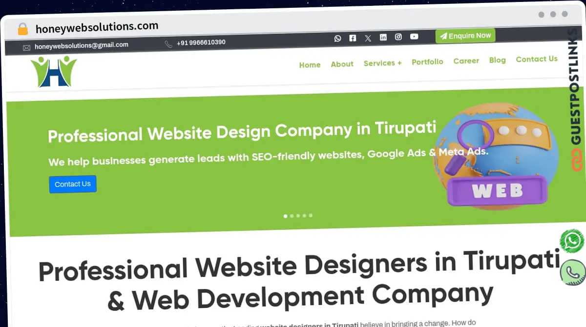 Publish Guest Post on honeywebsolutions.com