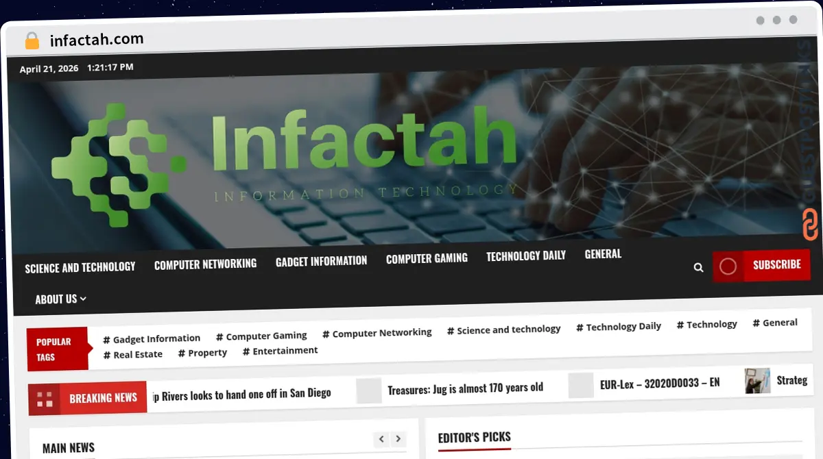 Publish Guest Post on infactah.com