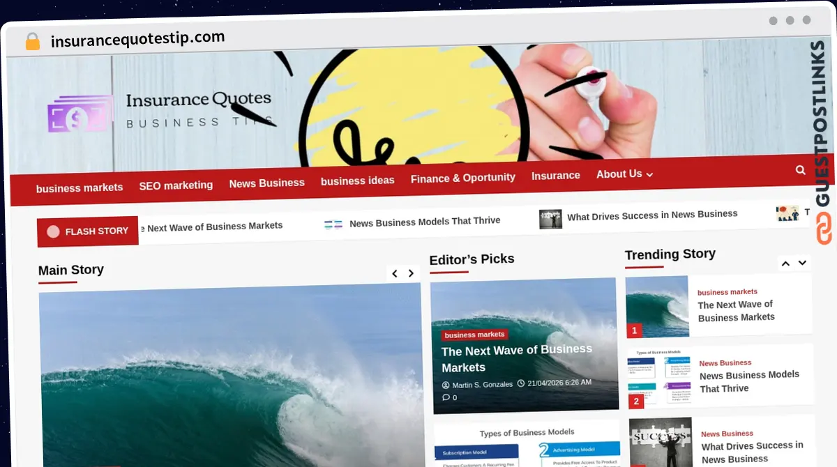 Publish Guest Post on insurancequotestip.com