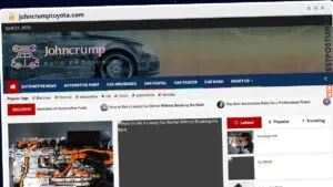 Publish Guest Post on johncrumptoyota.com