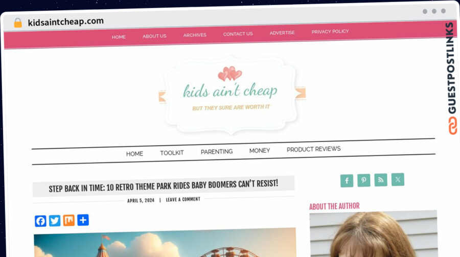 Publish Guest Post on kidsaintcheap.com